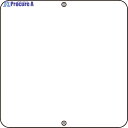 緑十字 道路標識・構内用 白無地タイプ 道路60-B 600×600mm スチール 133012 1枚 ▼814-9544