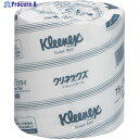 クレシア トイレットペーパー クリネックストイレットロール 75mシングル(10820/10821) 10821 1ケース ▼818-5102