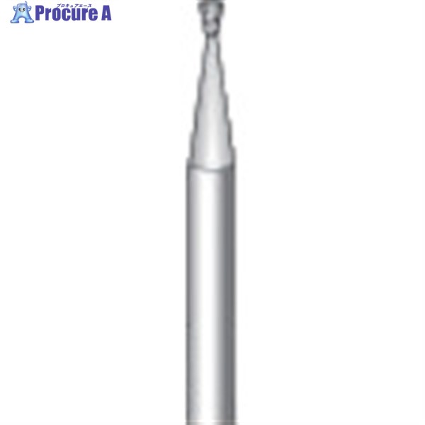 ナカニシ 電着ダイヤモンドバー 逆テーパー型 φ1.2×1.5×軸φ2.34 #130 11401 1本 ▼829-2570