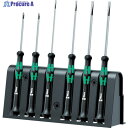 Wera 2035/6A ドライバーセット(ラック付) 118150 1S ▼837-0520