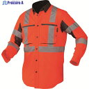 BT スーパークールサマーシャツ オレンジ Lサイズ TBZ HI-VIS CL3-01OA L 1着 ▼160-9309
