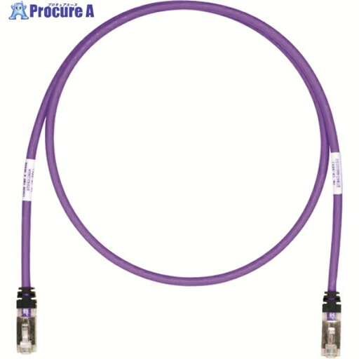 PANDUIT CAT6A/CAT6 シールドパッチコード 15m 紫 STP6X15MVL STP6X15MVL 1本 ▼195-0421 PANDUIT CAT6A/CAT6 シールドパッチコード 15m 紫 STP6X15MVL STP6X15MVL 1本 ▼195-0421