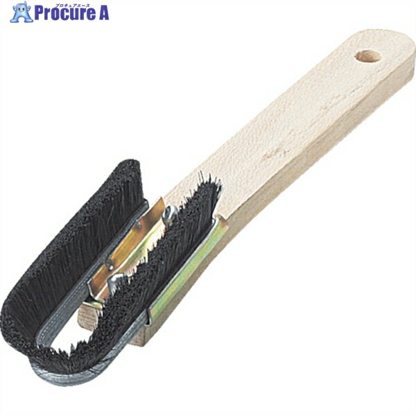 TRUSCO チャンネルブラシ 6U2型 豚毛 TB-2065 1本 ▼297-3758