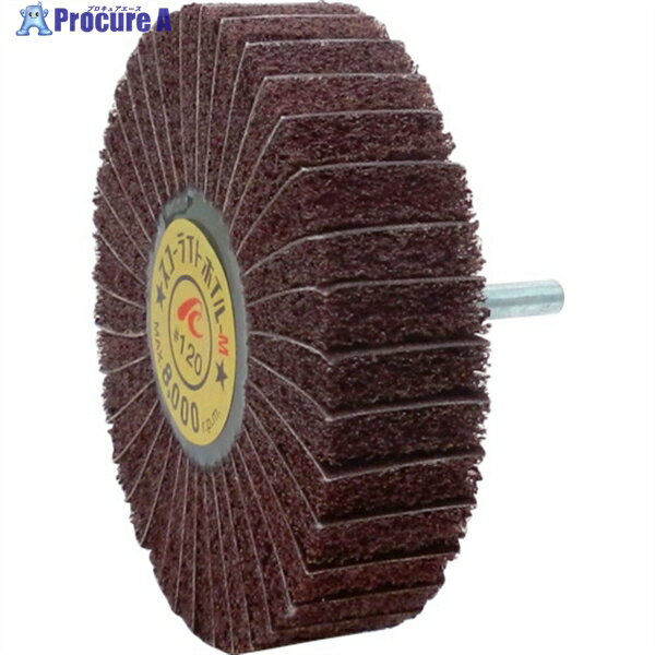 AC スコーライトホイルM 軸径6mm #120 外径100×幅25×軸長40 SW10025-M-120 5個 ▼306-7645