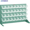 TRUSCO パネルコンテナラック 卓上型 コンテナ小透明X32 緑 T-0632N-TM GN 1台 ◇▼352-6704