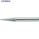 TRUSCO 超硬バー テーパー型 Φ9.5(28°)X刃長16X軸6 シングル TB5C095S 1本 ▼384-0662