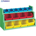 TRUSCO コンテナラックセット 875×375×505 TC-300N 1S ◇▼414-4058