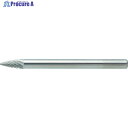 TRUSCO 超硬バー トンガリ型 Φ3X刃長12.7X軸3 シングルカット TB4A032S 1本 ▼436-4384