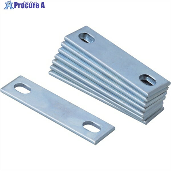 TRUSCO 軽量棚用連結金具 8枚入り ビス付 TB-R 1パック ◇▼512-1981