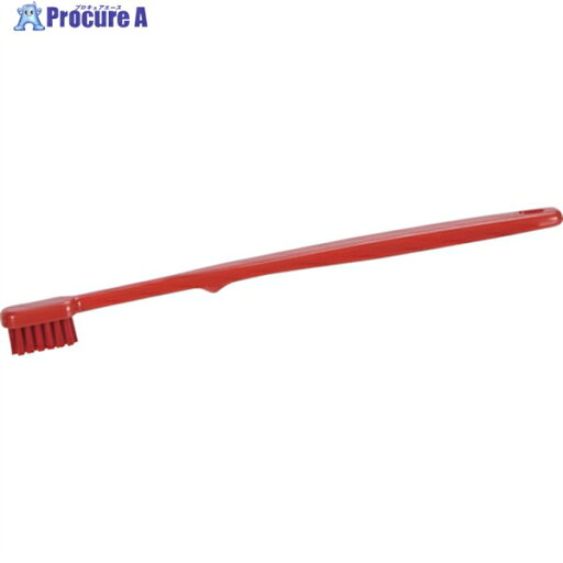 TRUSCO 歯ブラシ型ブラシ HACCP対応 レッド TBB-165-R 1本 ▼521-7410 TRUSCO 歯ブラシ型ブラシ HACCP対応 レッド TBB-165-R 1本 ▼521-7410