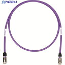 PANDUIT CAT6A/CAT6 シールドパッチコード 10m 紫 STP6X10MVL STP6X10MVL 1本 ▼818-0454