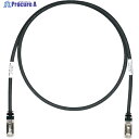 PANDUIT CAT6A/CAT6 シールドパッチコード 1m 黒 STP6X1MBL STP6X1MBL 1本 ▼818-0467