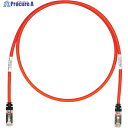PANDUIT CAT6A/CAT6 シールドパッチコード 5m 赤 STP6X5MRD STP6X5MRD 1本 ▼818-0517