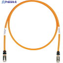PANDUIT CAT6A/CAT6 シールドパッチコード 6m オレンジ STP6X6MOR STP6X6MOR 1本 ▼818-0520