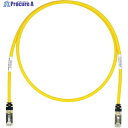 PANDUIT CAT6A/CAT6 シールドパッチコード 8m 黄 STP6X8MYL STP6X8MYL 1本 ▼818-0529
