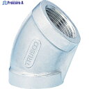 TRUSCO ねじ込み管継手 SUS 45°エルボ 15A T45L-15A 1個 ▼819-1424
