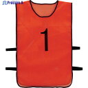 TRUSCO 【売切廃番】番号安全ベスト 「1」 オレンジ TBB-1 1着 ▼819-5039