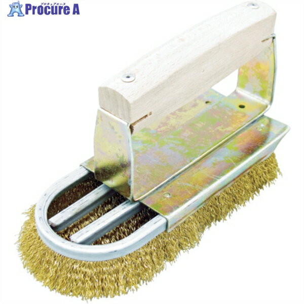 TRUSCO チャンネルブラシ ストロング D型4行 真鍮 TB-2084 1本 ▼855-1285