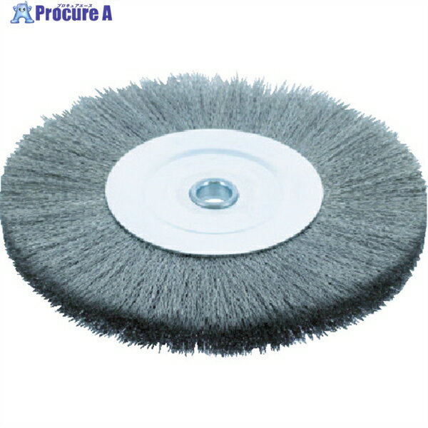 TRUSCO ホイルブラシ Φ150X12.7(13)mm穴 ステンレス線 線径0.3 TB-6363 1個 ▼855-4894