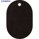 TRUSCO 小判札 大 60X40mm 5枚入 黒 THFL-BK 1パック ▼114-4955