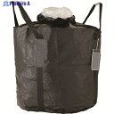TRUSCO 高耐候性フレキシブルコンテナ 内袋付 Φ1100XH1100(最大充填量2t) TFCA-BK 1枚 ▼160-3593