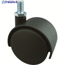 TRUSCO ねじ込み双輪キャスター ナイロン車輪 自在 Φ40 UNC3/8 TDG-40-U3/8 1個 ▼160-5365