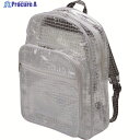 TRUSCO エンジニアクリアバッグ リュックタイプ 420×300×100 TDEB100R 1個 ▼160-7214
