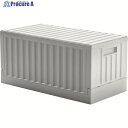 TRUSCO フタ付折りたたみコンテナー 45L ホワイト TCT45-W 1台 ▼207-6090