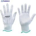 TRUSCO 超薄手 ノンコートインナー手袋 18ゲージ M TIG18-M 1双 ▼256-6730