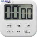 TRUSCO 時計機能付デジタルタイマ TDT-542 1個 ▼257-6405