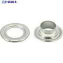 TRUSCO 両面ハトメ アルミ 10mm 200組入 (円筒ケース入) THP-A10 (10MM 200クミイリ) 1パック ▼258-3852