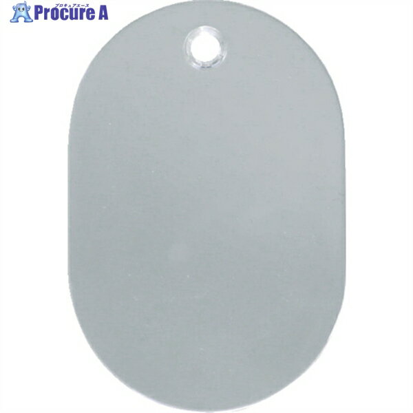 TRUSCO 小判札 大 60X40mm 5枚入 クリア THFL-CL 1パック ▼262-1471