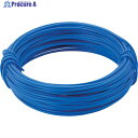 TRUSCO カラー針金 小巻タイプ 青 18番手 線径1.2mm×10m TCWS-12B 1巻 ▼282-5252