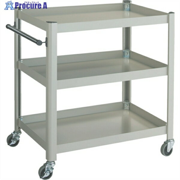 TRUSCO コンビネーションワゴン 643X427XH880 3段 TCW-81A2 1台 ▼304-7423
