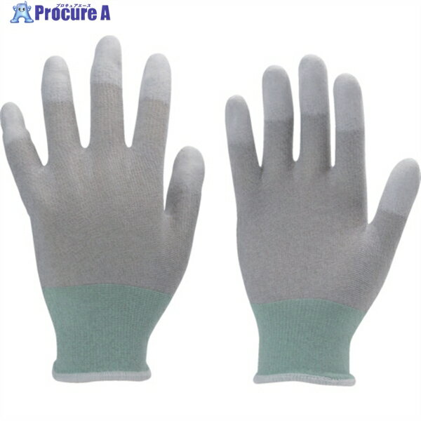 TRUSCO 指先コート静電気対策用手袋 Mサイズ TGL-2996M 1双 ▼336-3627