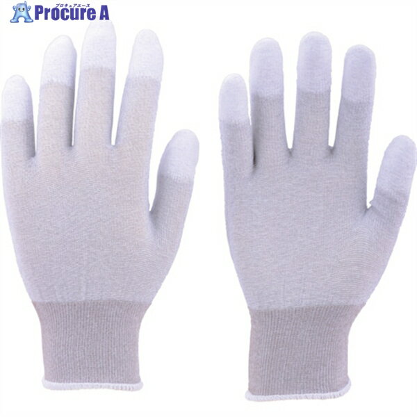 TRUSCO 指先コート静電気対策用手袋 Lサイズ TGL-2996L 1双 ▼336-3635