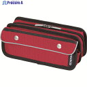 TRUSCO ペンケース レッド TC-PC-R 1個 ▼392-6834