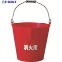TRUSCO ソフトバケット 14L 消火用 TFEB-14-R 1個 ▼432-9619