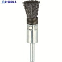 TRUSCO 筒型ブラシΦ15X軸6 鋼線0.3 スプリング付 TEBS-15S 1本 ▼444-9924
