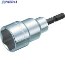 TRUSCO 電動ドライバーソケット ショートタイプ 22mm TEF-22S 1個 ▼449-8941