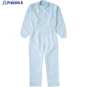 TRUSCO 制電糸グリッド仕様フード無つなぎ服 ホワイト 3L TCOG-W-3L 1着 ▼474-8808