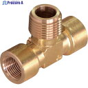 ASOH 異径二方チーズ PT1/2内×PT1/2内×PT3/8外 TK-1443R 1個 ▼483-5999(4)
