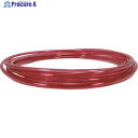チヨダ TEタッチチューブ 12mm/20m クリアレッド TE-12-20 CR 1巻 ▼491-8118