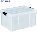 TRUSCO クリアライトボックス 35L 透明 TCR-02 (360X530X270MM) 1個 ▼512-3763
