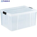 TRUSCO クリアライトボックス 66L 透明 TCR-04 (440X635X325MM) 1個 ▼512-3798