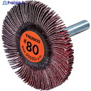 TRUSCO セラミックフラップホイール 軸径6mm #80 外径50×幅5×軸長40 (5個入) TCF5005-CE-80 1箱 ▼588-3714