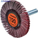 TRUSCO セラミックフラップホイール 軸径6mm #120 外径50×幅5×軸長40 (5個入) TCF5005-CE-120 1箱 ▼588-3716