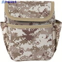 TRUSCO 【売切廃番】デジタルデザート迷彩 腰袋 2段フタ・カラビナ付き TCM-W22 1個 ▼764-2326