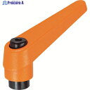 TRUSCO クランプレバー オレンジ メネジ M5 TCFR-5 1個 ▼798-2895