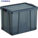 TRUSCO クリアライトボックス 47L 黒半透明 TCR-02D-BK 1個 ▼799-2432